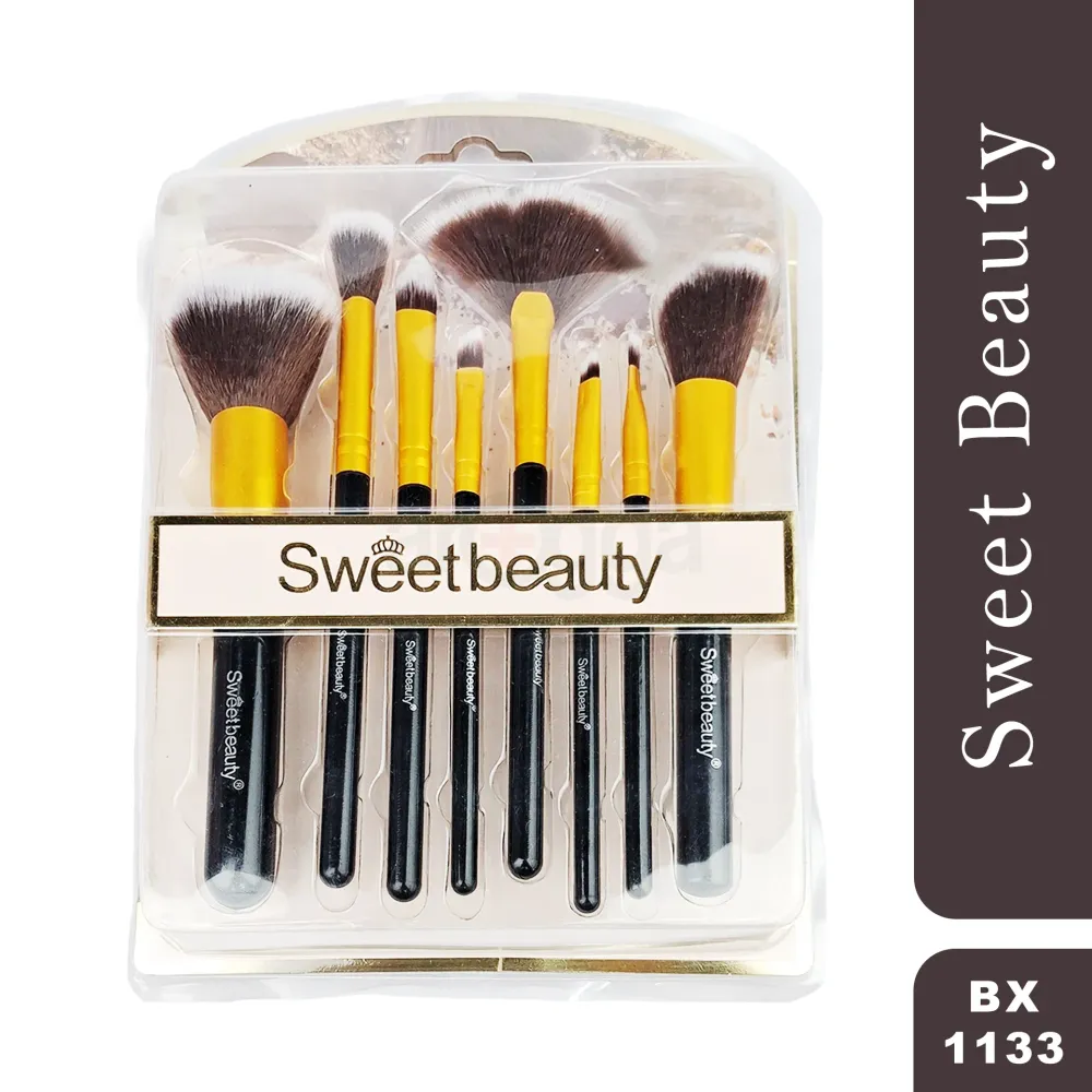 Sweet Beauty 8 piece Makeup Brush (BX-1133)