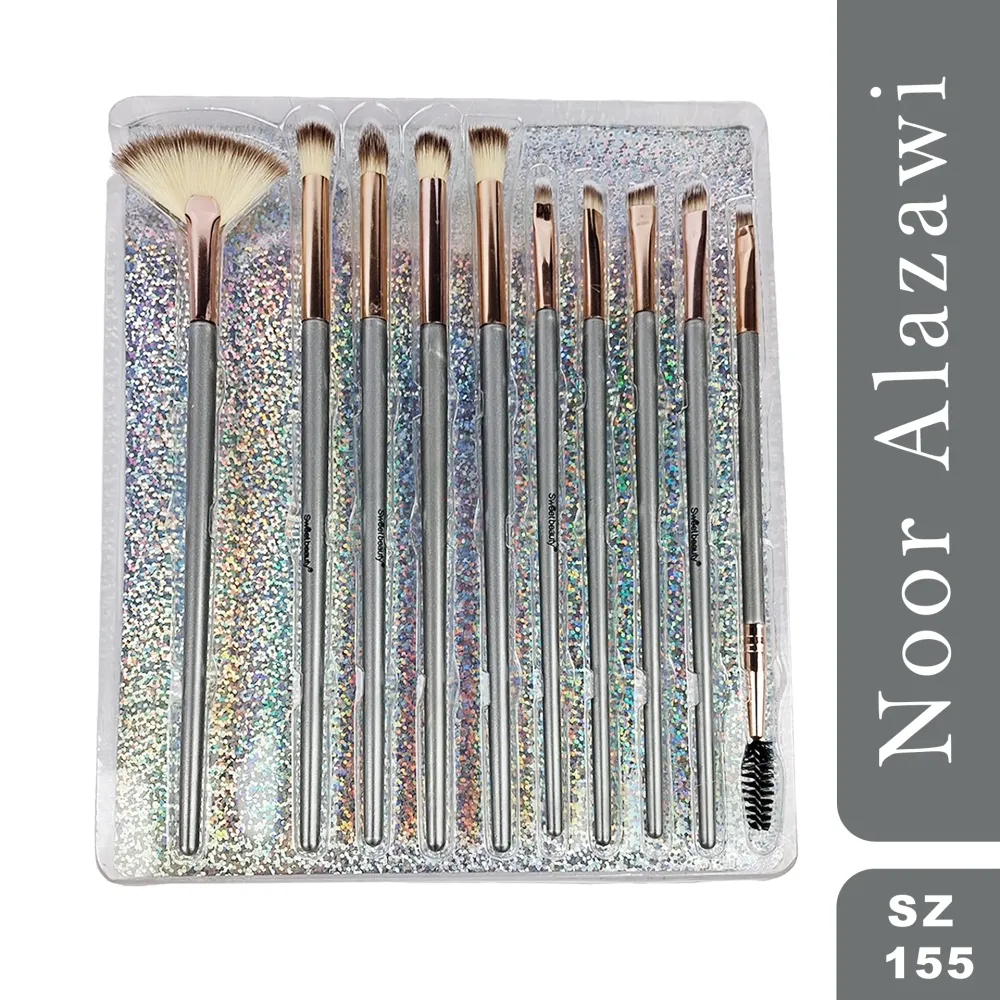 Noor Alazawi 10pcs Makeup Brush Set (SZ