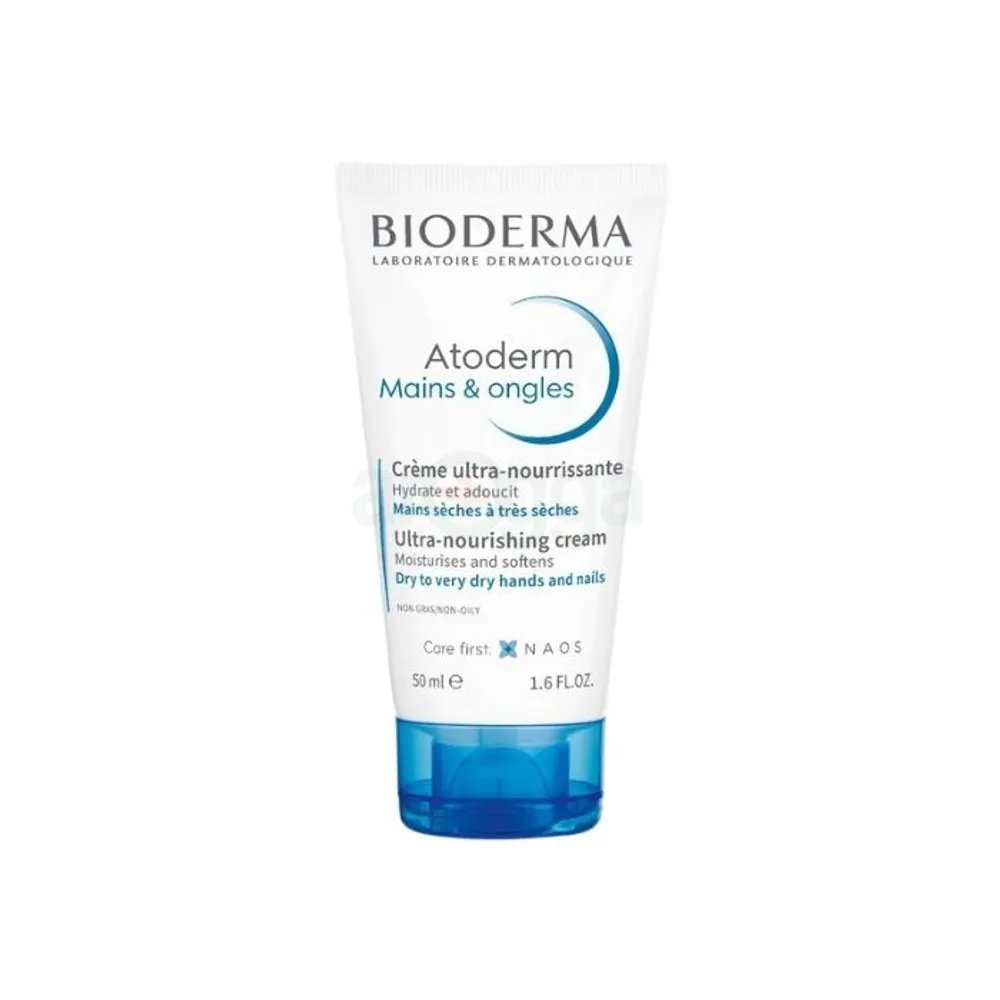 Bioderma Atoderm Mains & Ongles Ulra-Nourishing Hand & Nail Cream 50ml