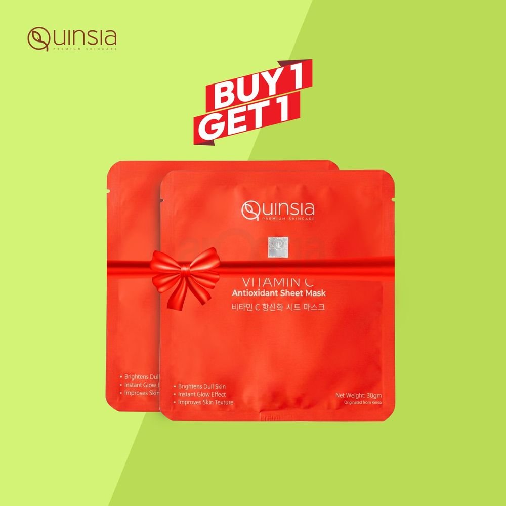 Buy 1 Quinsia Vitamin C Sheet Mask & Get 1 Free