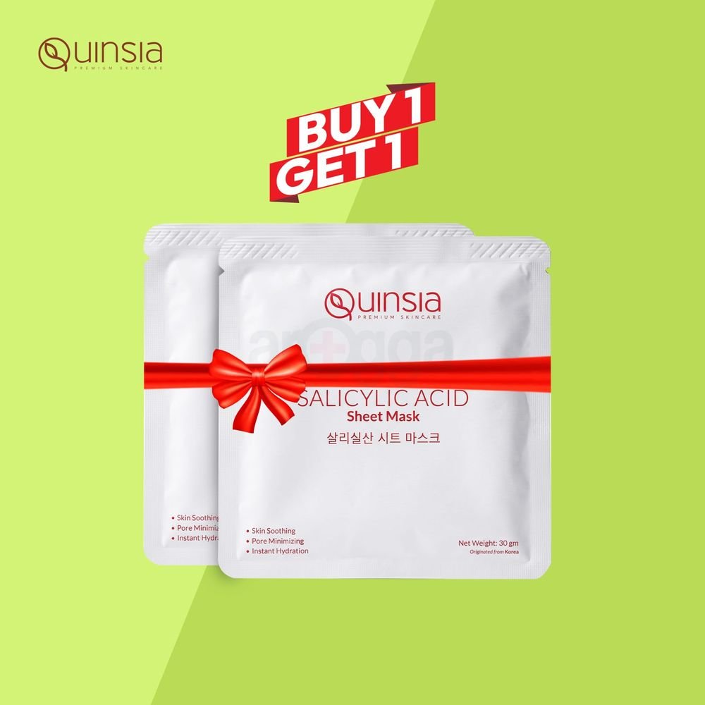 Buy 1 Quinsia Salicylic Acid Sheet Mask & Get 1 Free