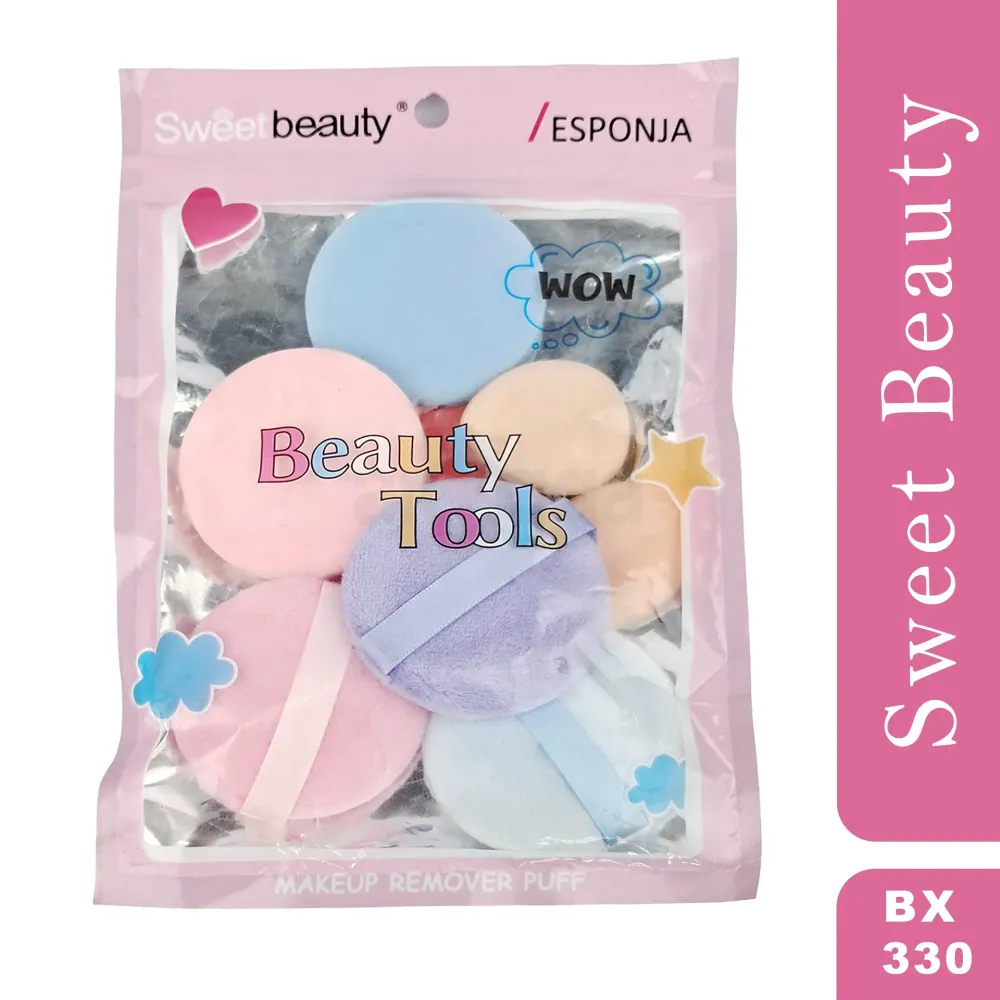 Sweet Beauty Tools Makeup Remover Puff Set BX 330