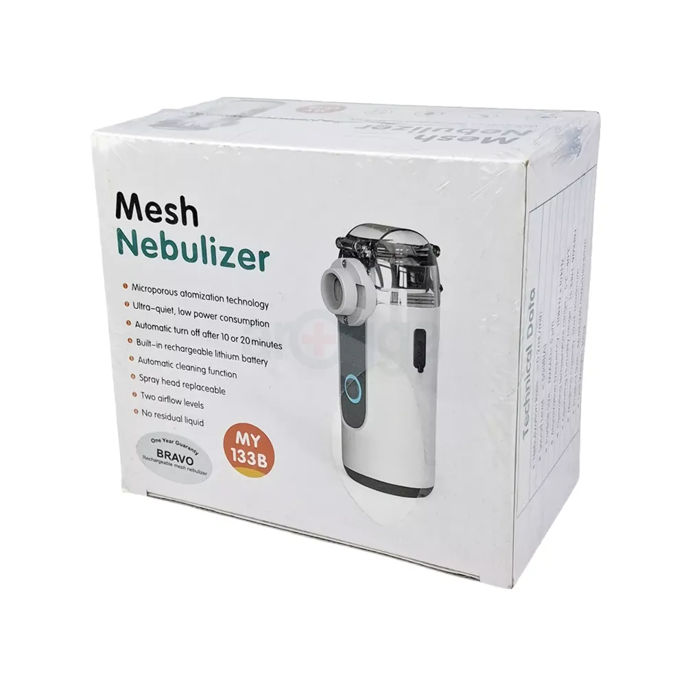 BRAVO Portable Rechargeable Mesh Nebuliser Machin ( MY-133B)