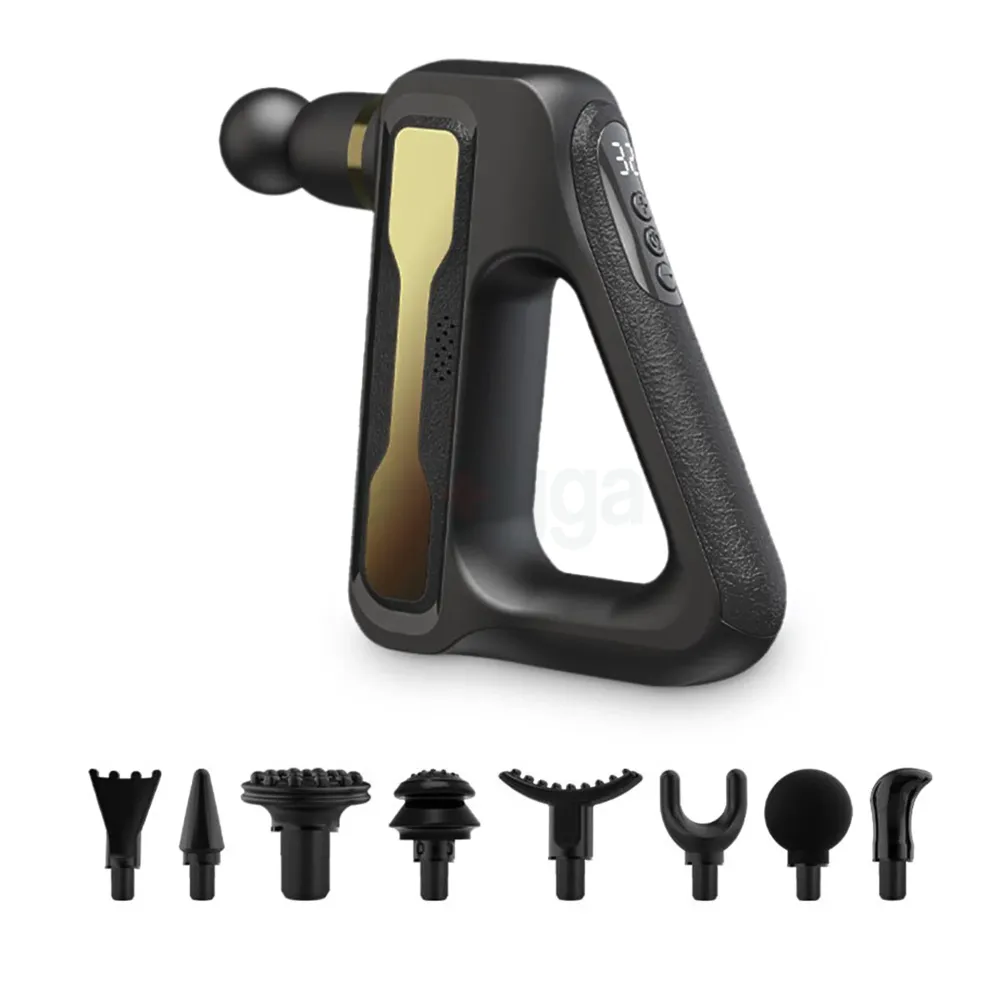 Facial Massage Gun Portable Vibration Machine HB-003 – 8 Massage Heads for Neck, Leg & Hand Therapy Device