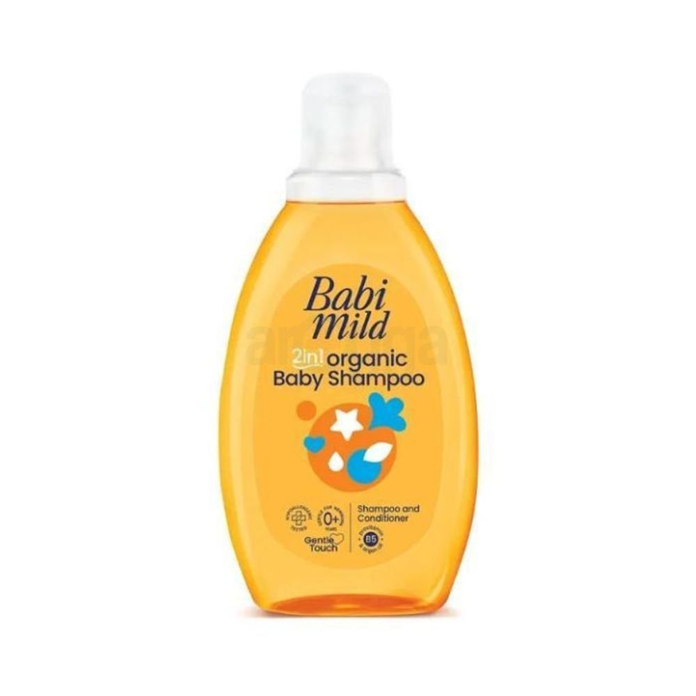 Babi Mild Baby Shampoo Organic 2 in 1 380ml