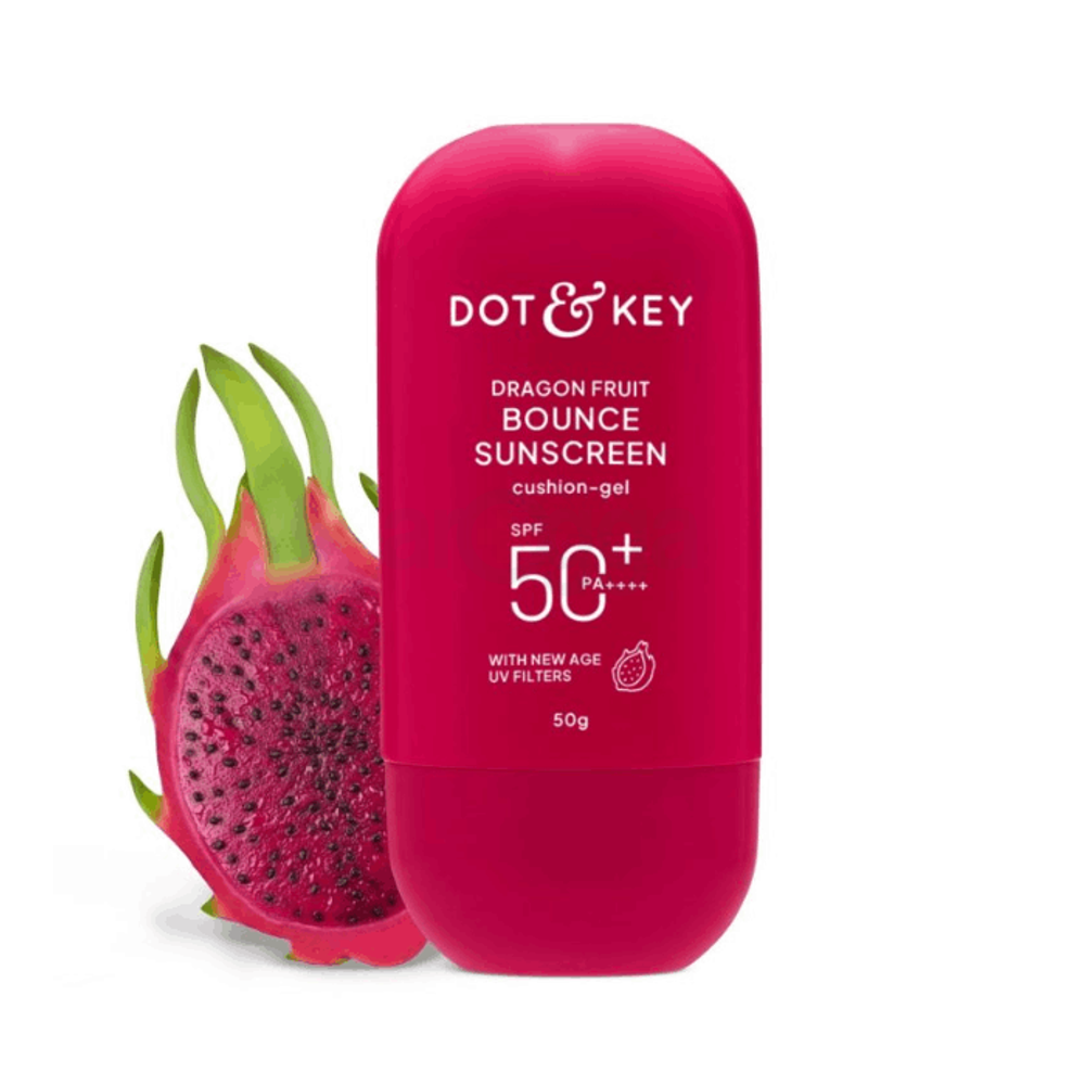 Dot And Key Dragon Fruit Bounce Sunscreen SPF 50+ PA++++ with New-Age UV Filters 50g