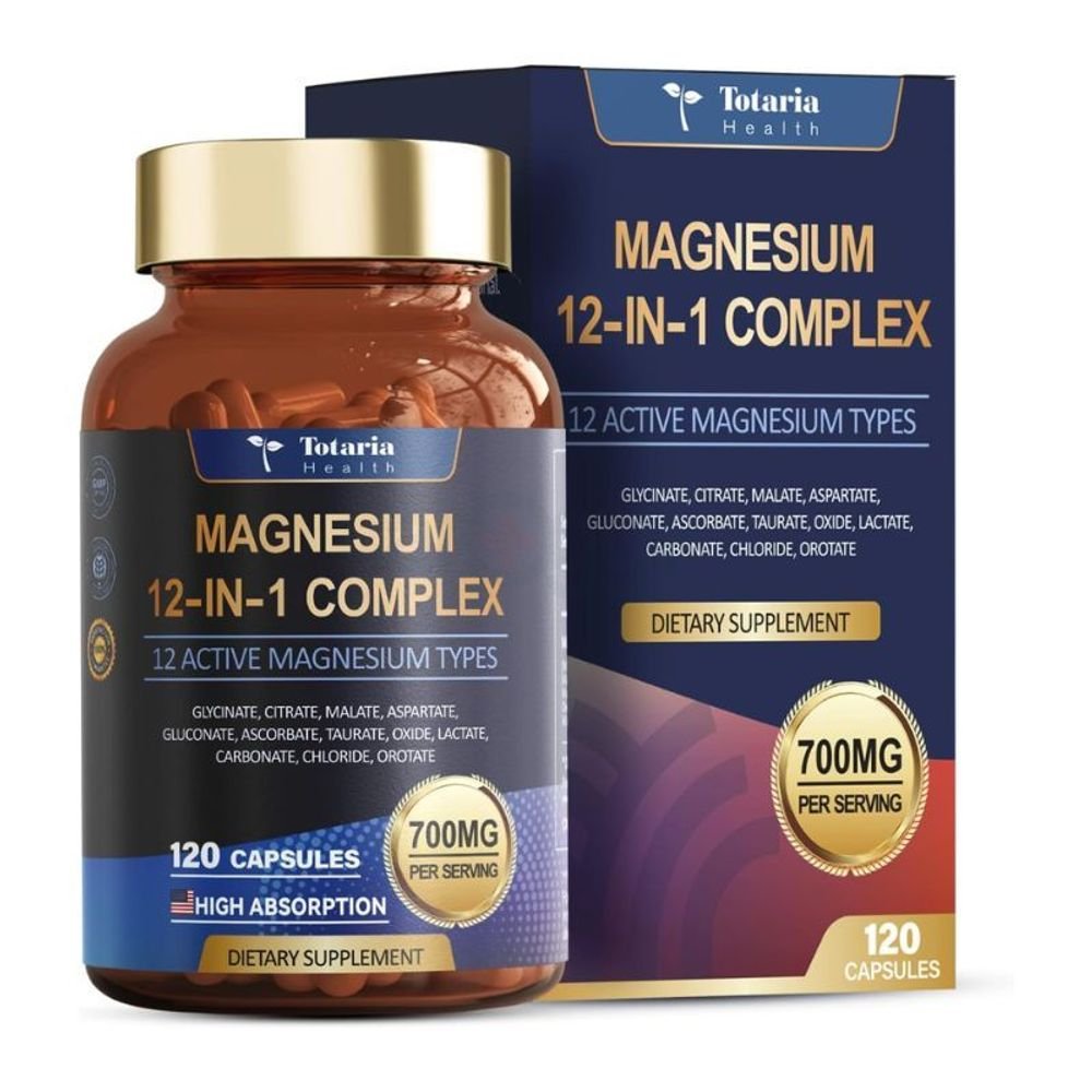 Totaria Health Magnesium 12 in 1 Complex 120 softgels