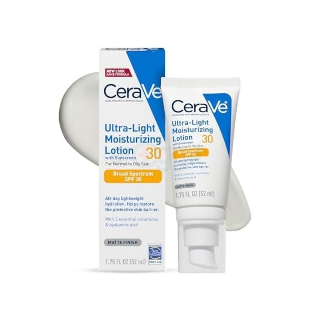 Cerave Ultra-Light Moisturizing Lotion with SPF 30 for Normal to Oily Skin 52ml
