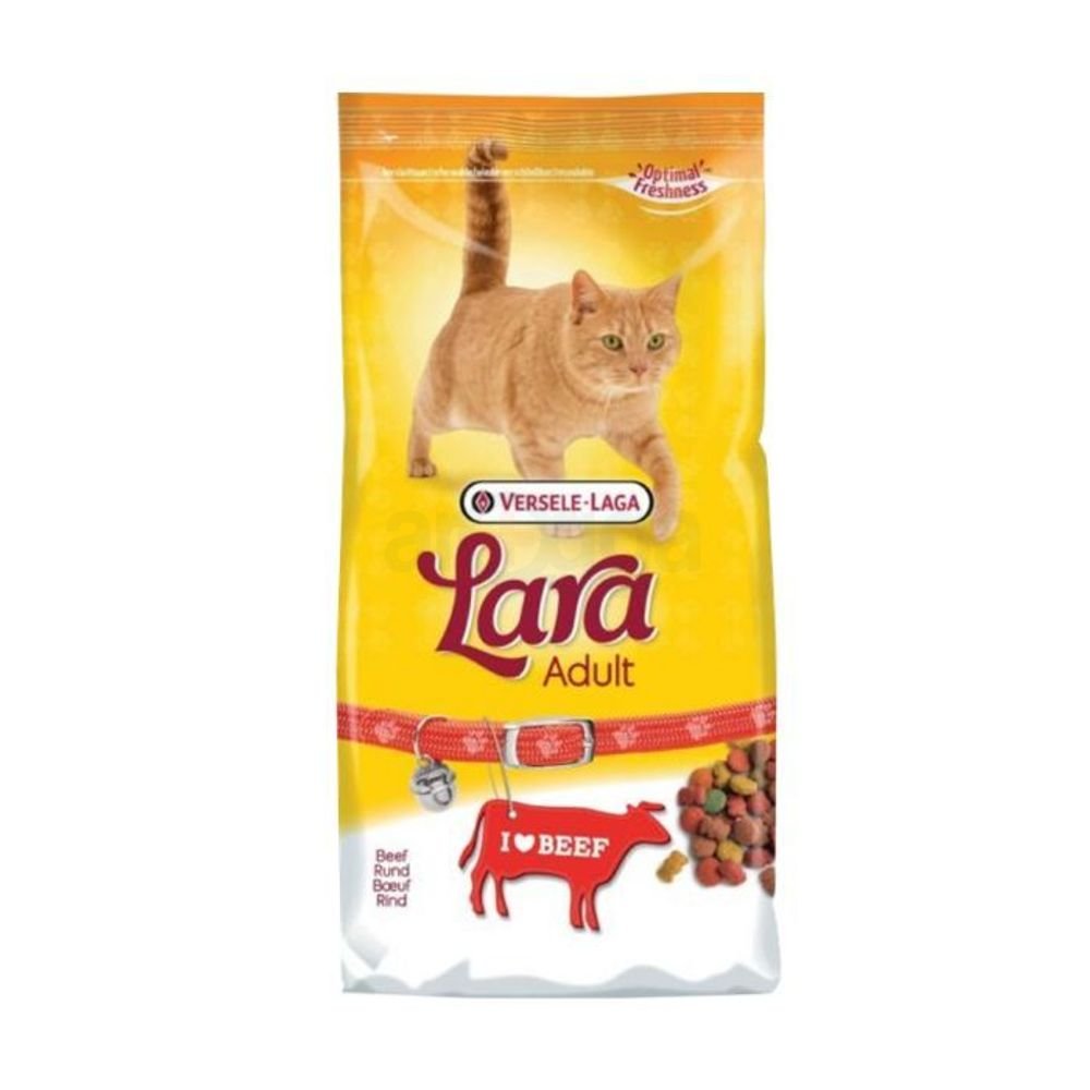 Versele Laga Lara Dry Cat Food Adult Beef 2Kg