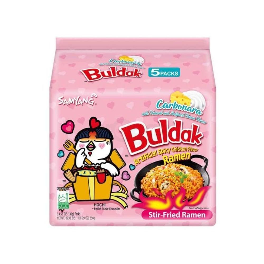 Samyang Carbonara Buldak Spicy Ramen 140g