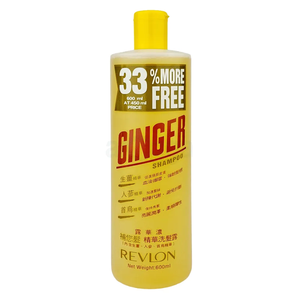 Revlon Ginger Shampoo with Ginseng & He Shou Wu Extract 600ml