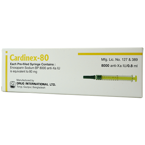 Cardinex-80 Pre-filled Syringe