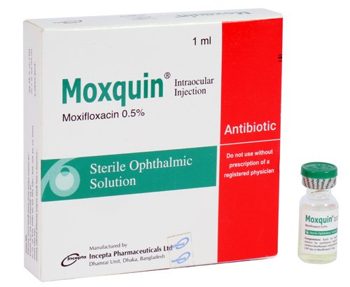 Moxquin Intraocular Injection