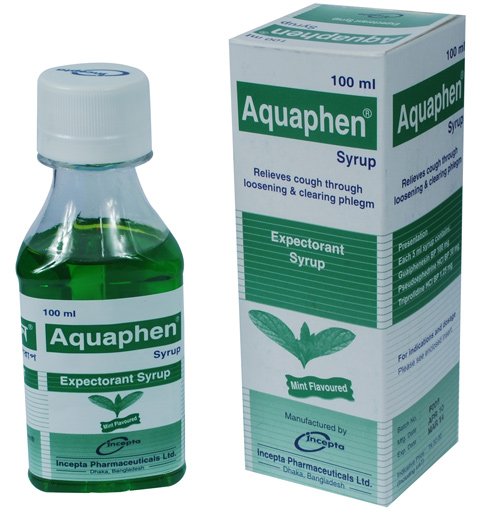 Aquaphen (30 mg+100 mg+1.25 mg)/5 ml