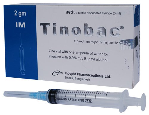 Tinobac 2 gm/vial