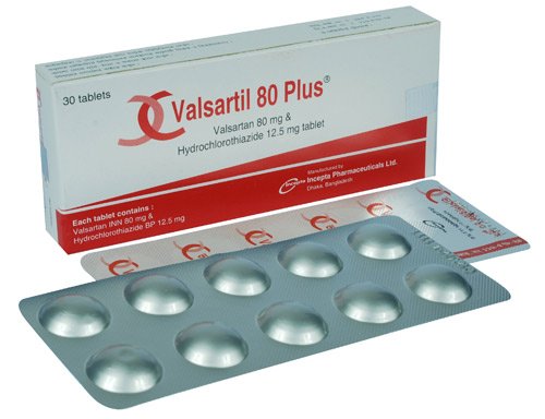 Valsartil Plus 160 mg+25 mg