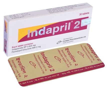 Indapril 4 mg+1.25 mg