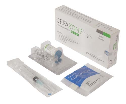 Cefazone 2 gm/vial