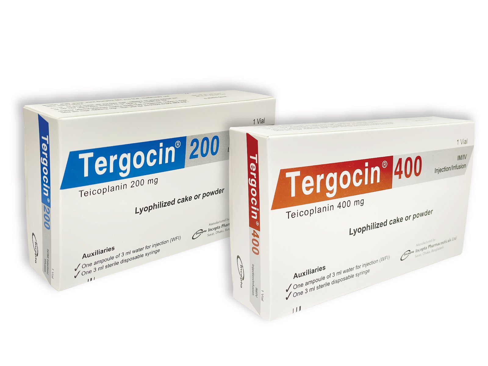 Tergocin 400 mg/vial