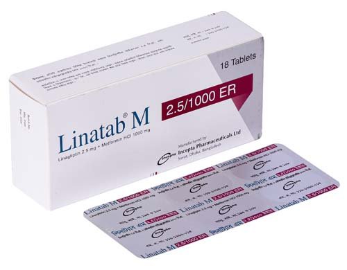 Linatab M ER 5 mg+1000 mg