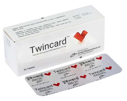 Twincard 50 mg+25 mg
