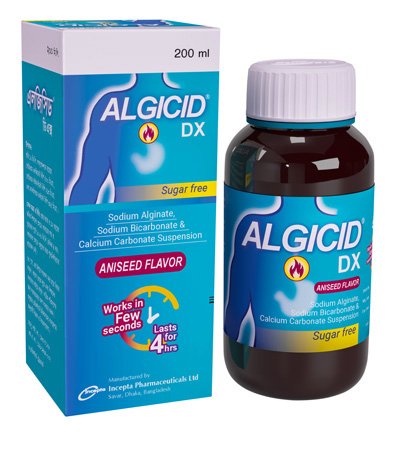 Algicid DX (500 mg+213 mg+325 mg)/10 ml