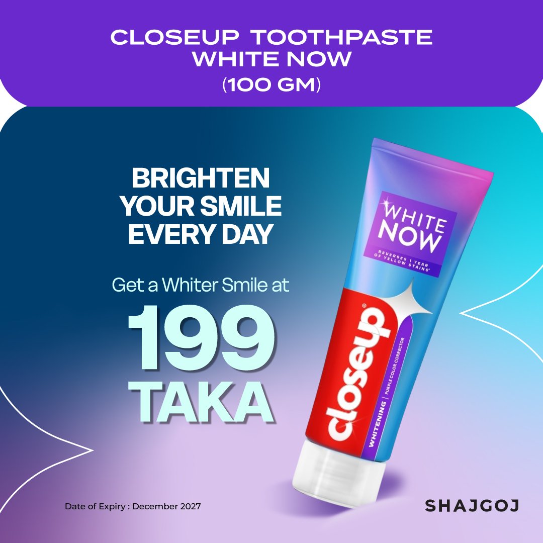 Closeup Toothpaste White Now 100g
