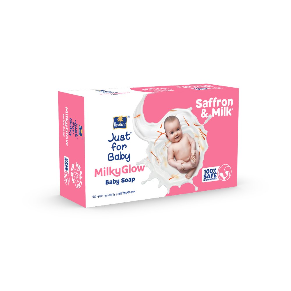 Parachute Just For Baby - Milky Glow Saffron & Milk Soap 75g