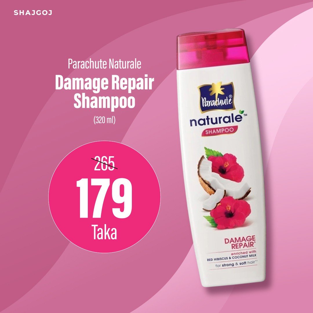 Parachute Naturale Shampoo Damage Repair 320.0 ml