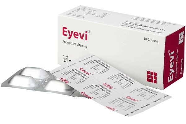 Eyevi 60 mg+30 mg+6 mg+2 mg+15 mg