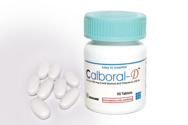 Calboral-D 500 mg+200 IU