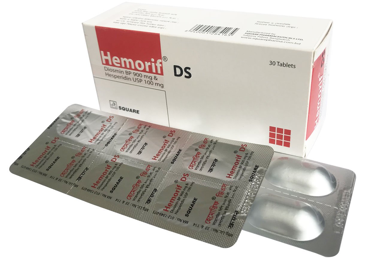 Hemorif DS 900 mg+100 mg