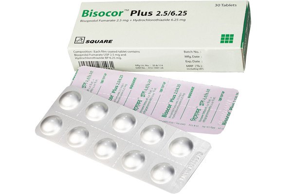 Bisocor Plus 5 mg+6.25 mg